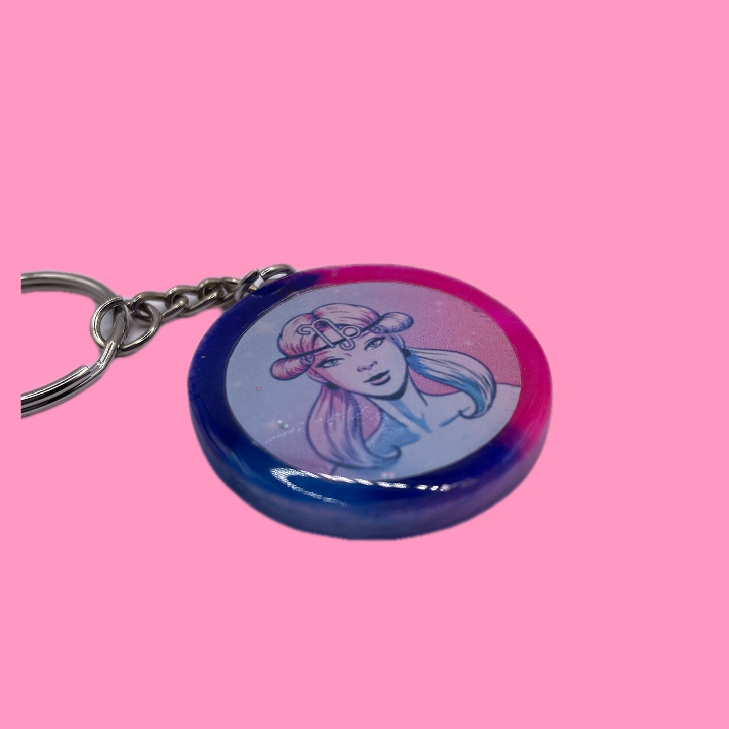 Signe astrologique rose et bleu