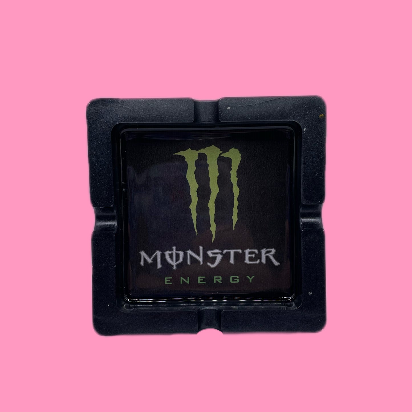 Monster black ashtray