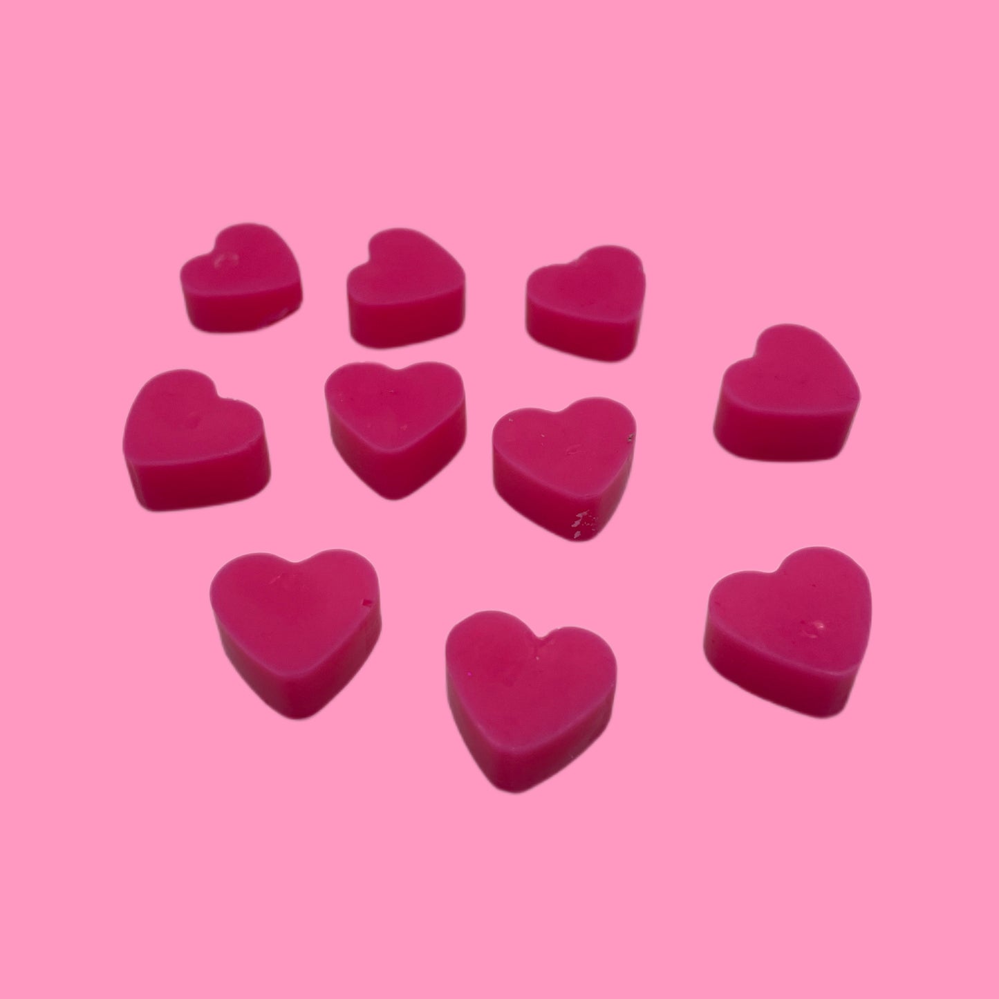 Rose éternelle 10 mini coeurs