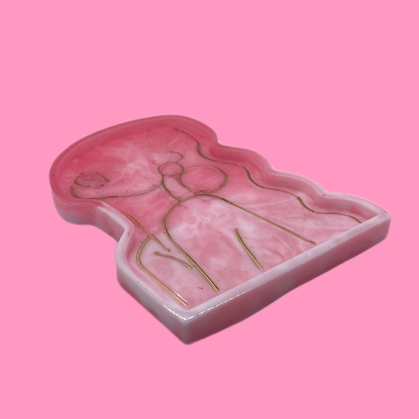 Amber trinket box - Girly