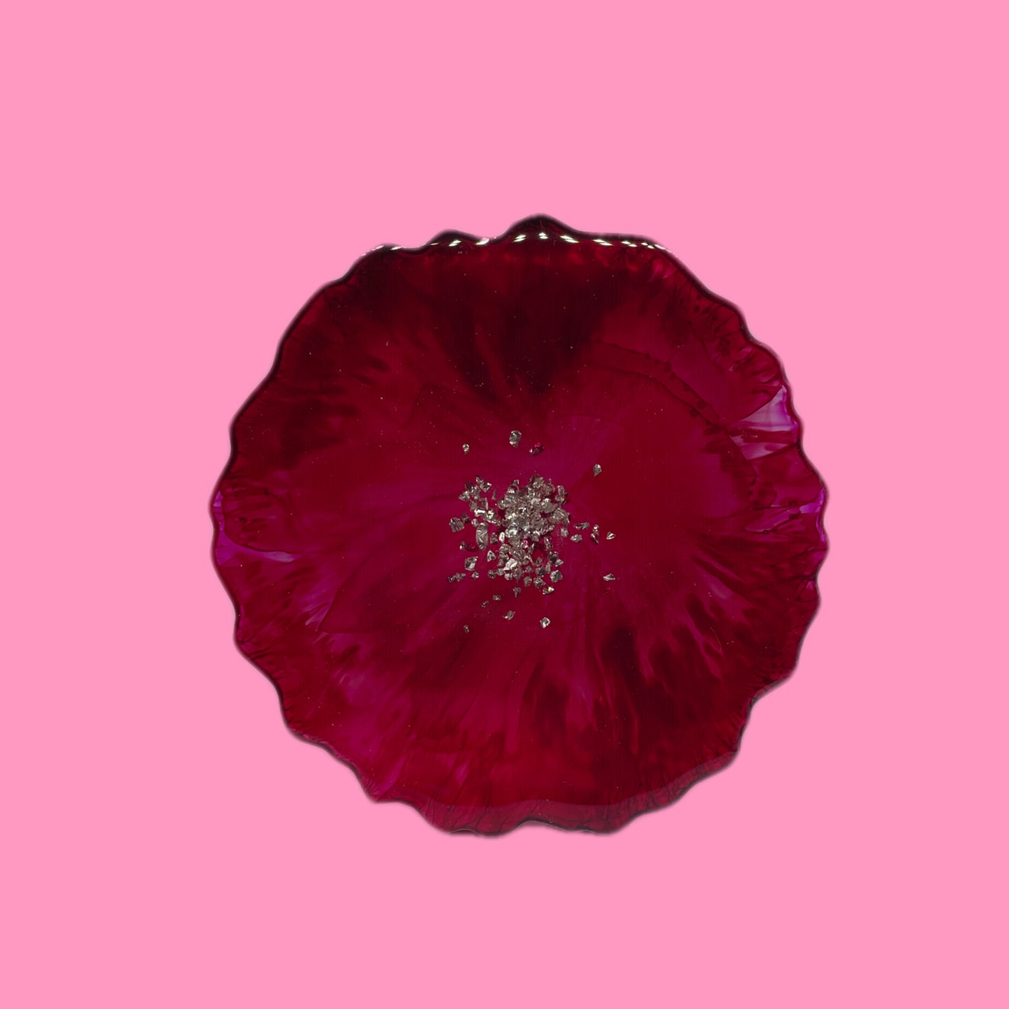 Red coasters (set of 2)