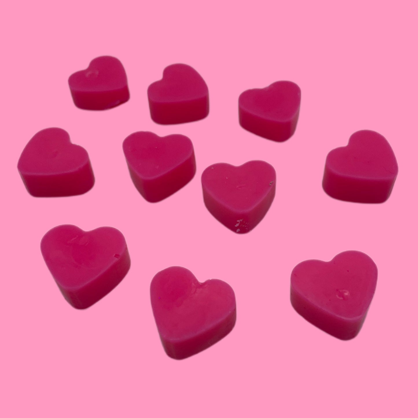 Rose éternelle 10 mini coeurs