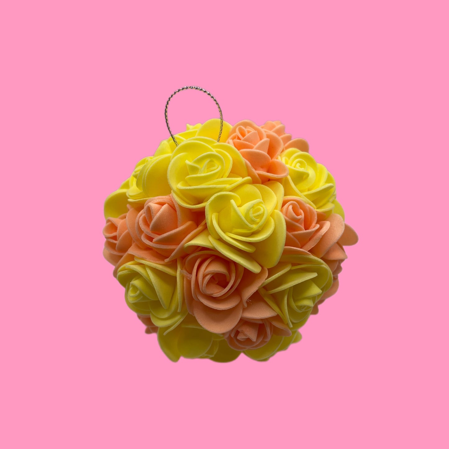 Orange and yellow ball