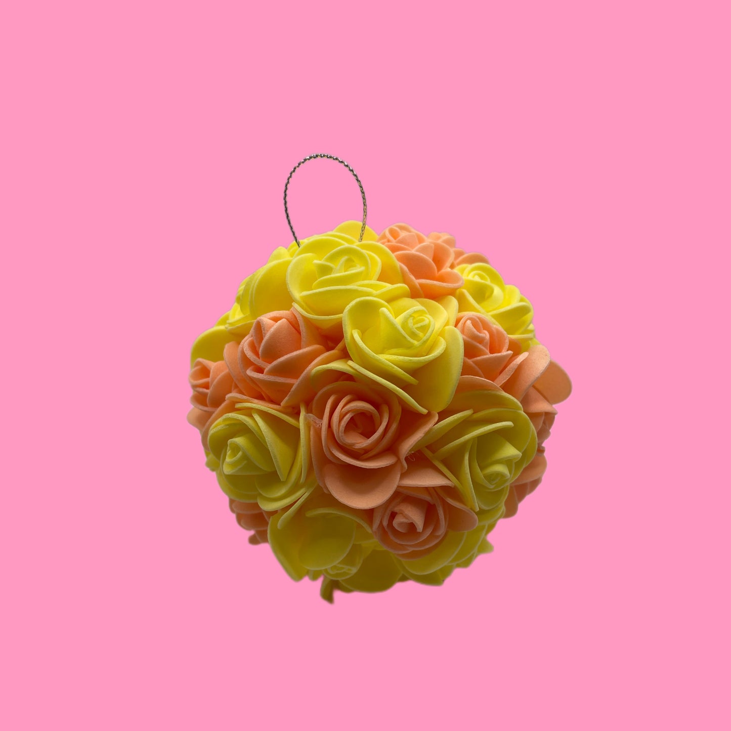 Orange and yellow ball