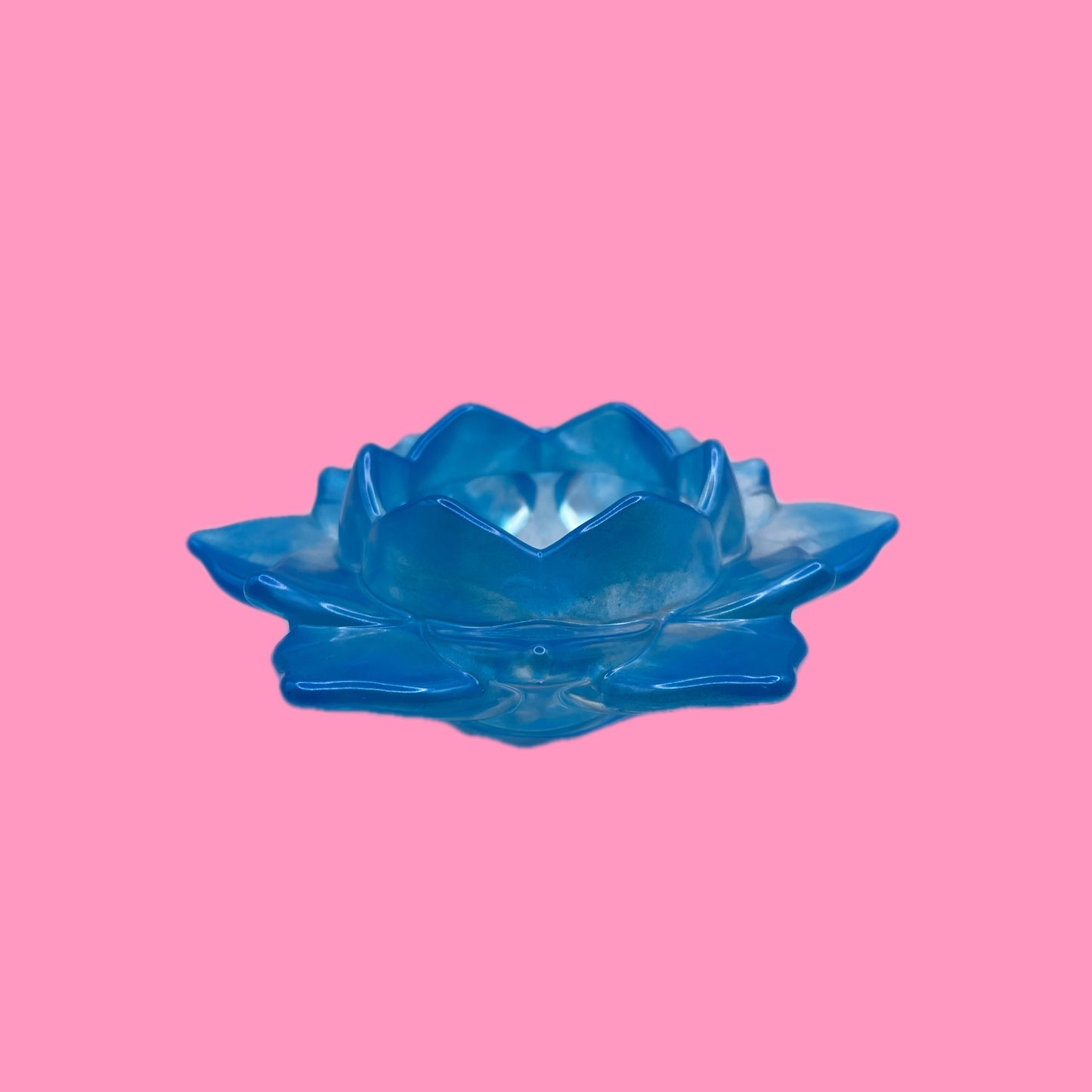 Blue Candle Holder