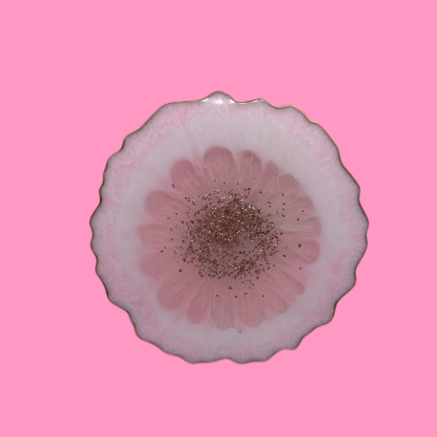 Rose & Gold coasters (set of 2)