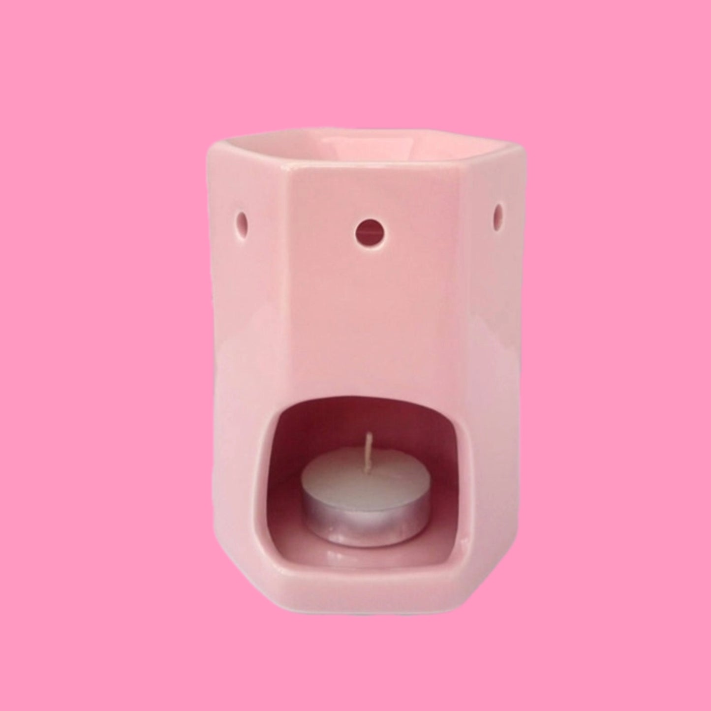 Hexagon burner, eCential Living collection - Rose
