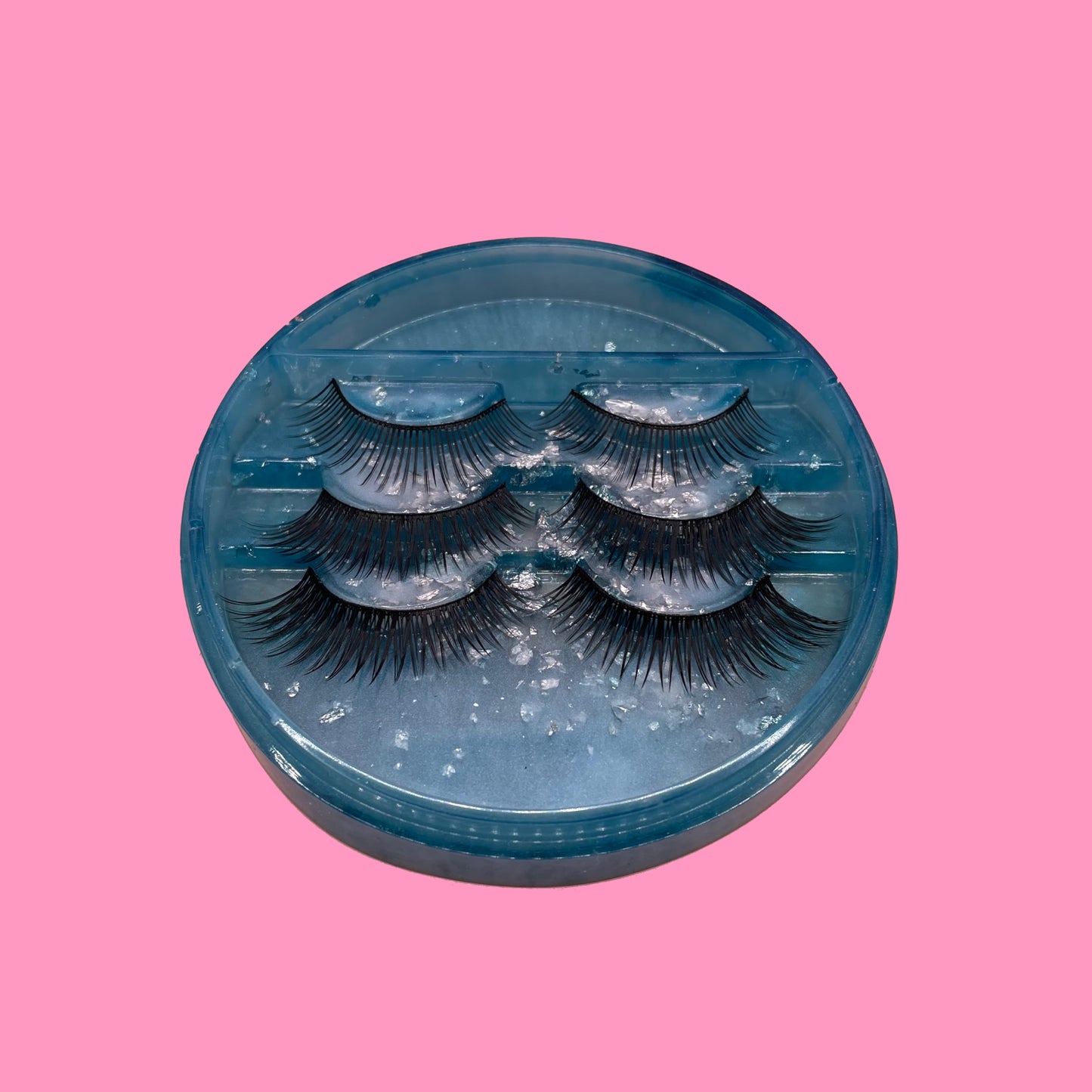 Blue eyelash box