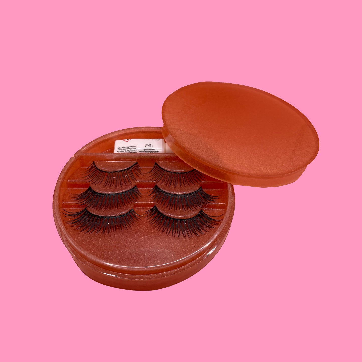 Nude eyelash box