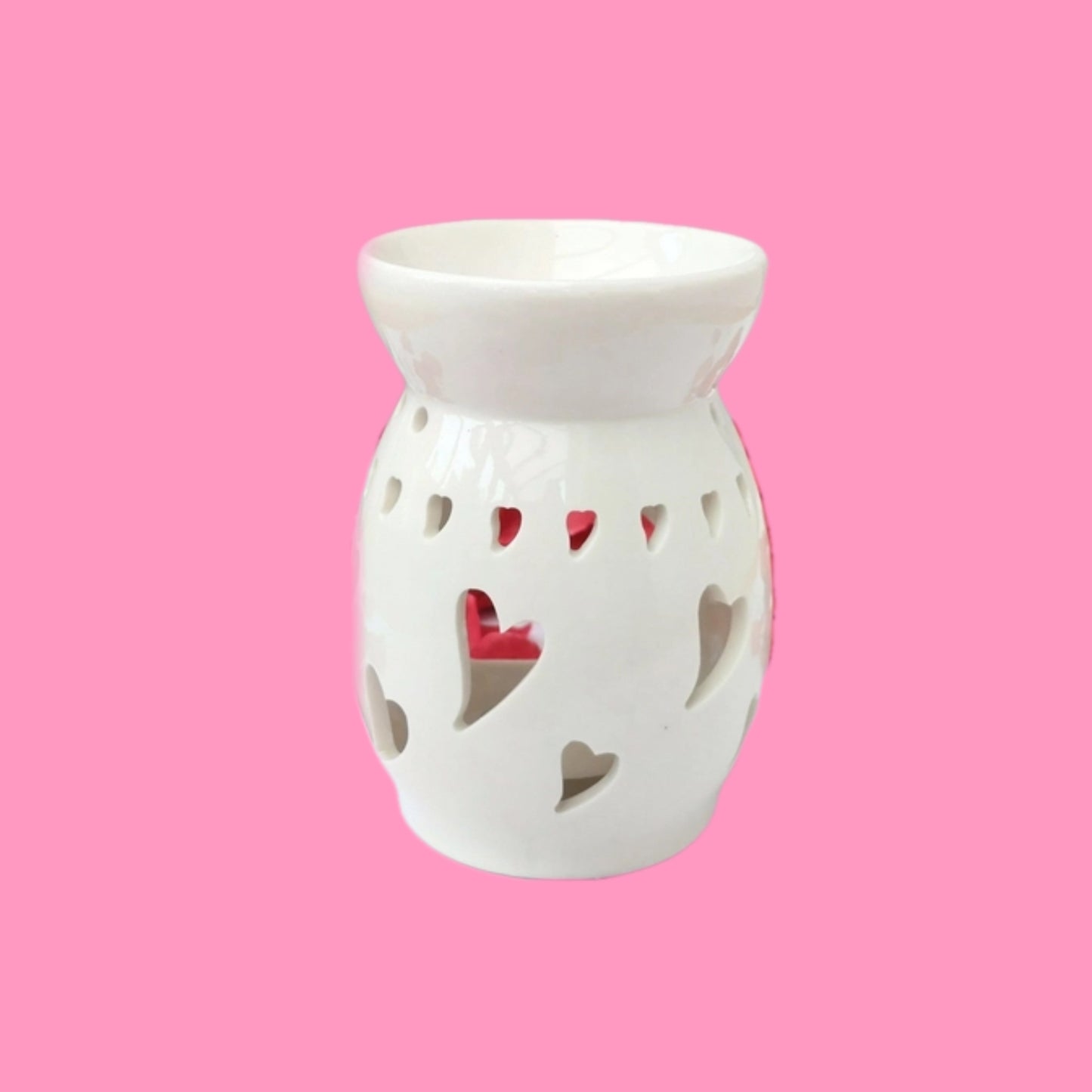 Crafty Hearts Burner - White