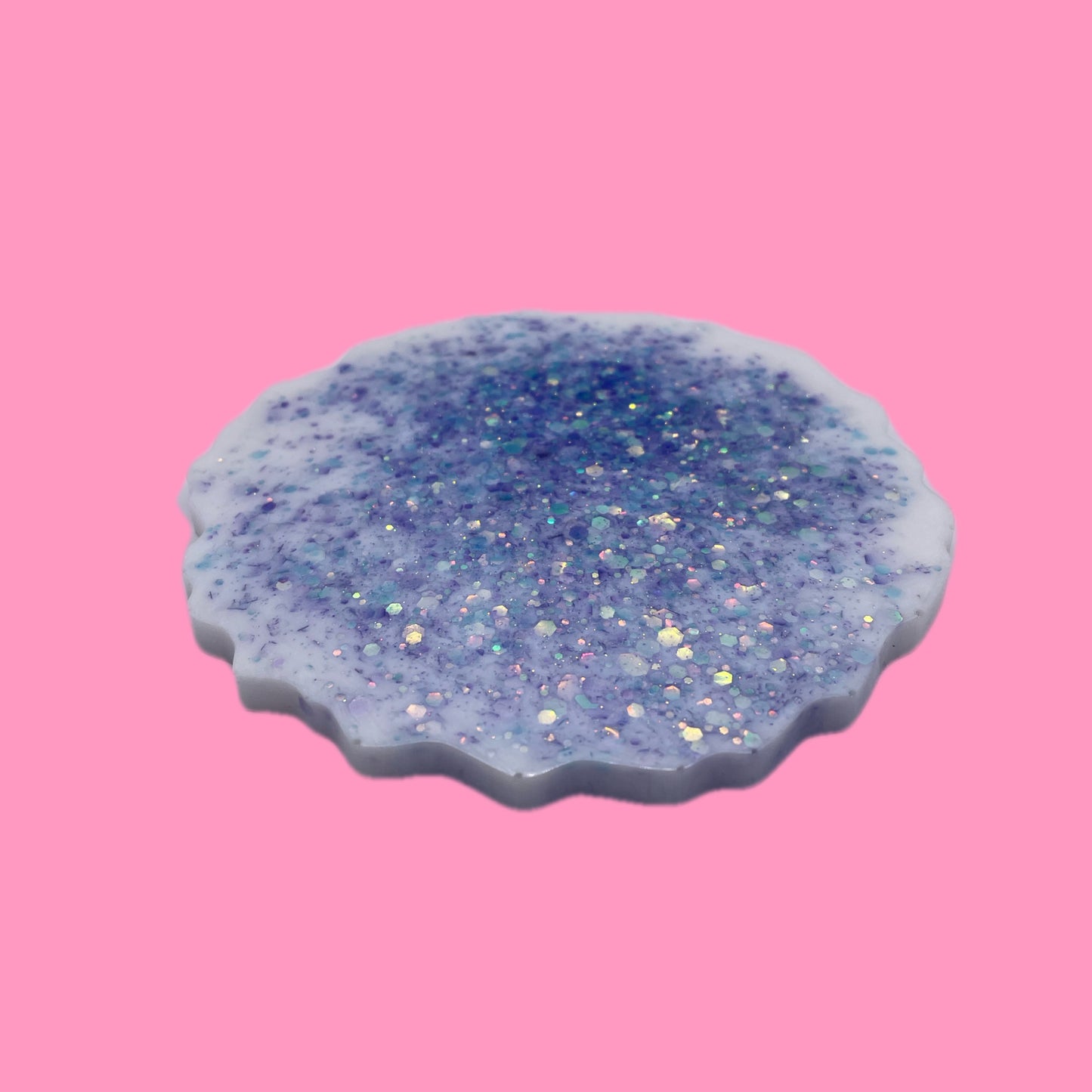 Glitter coasters (set of 2)