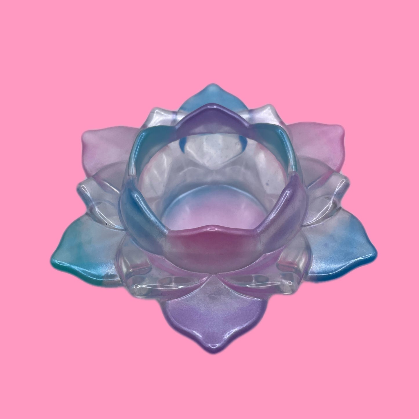 Pastel candle holder