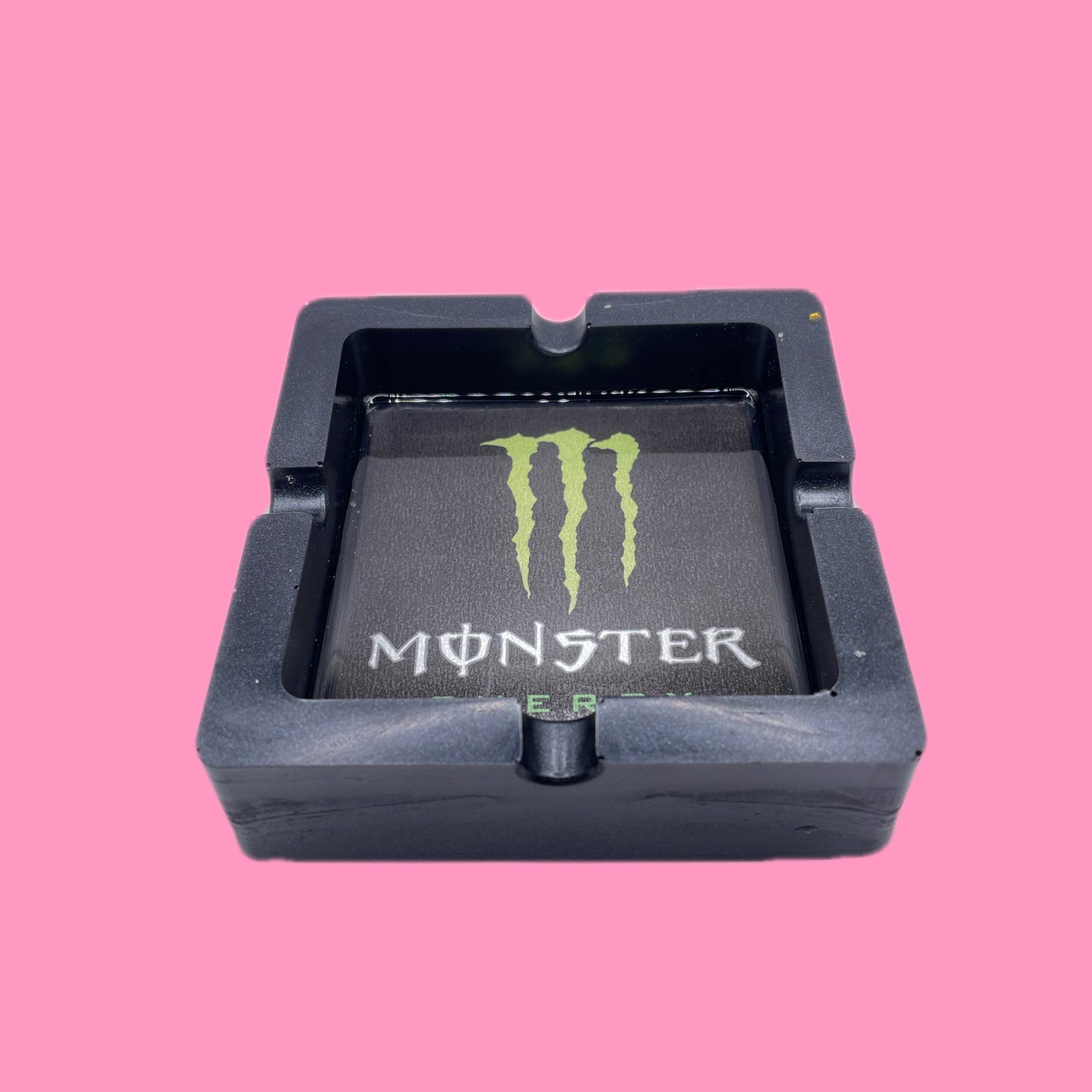 Monster black ashtray