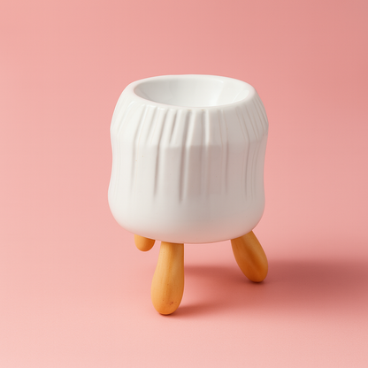 Brûleur à relief et à pied