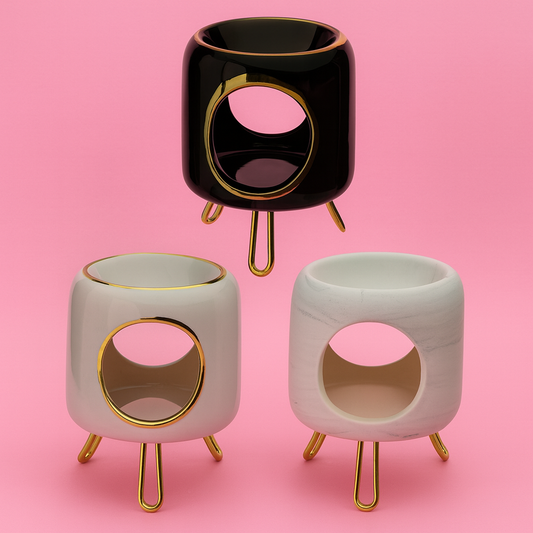 Bruleur aux pieds dorés