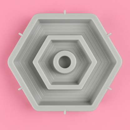 Hexagon Candle Silicone Mold