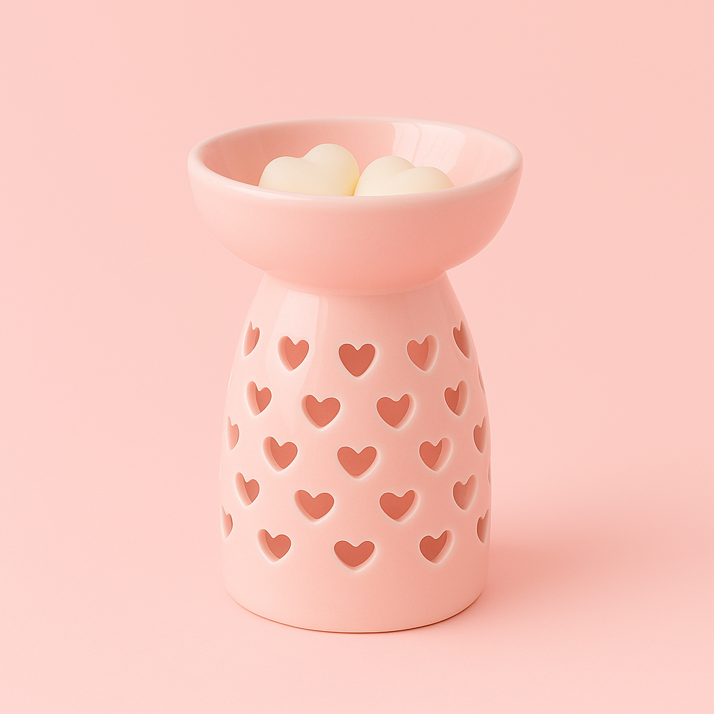 Deep Dish Hearts Burner - Rose