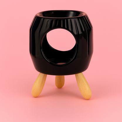 Brûleur à relief et à pied