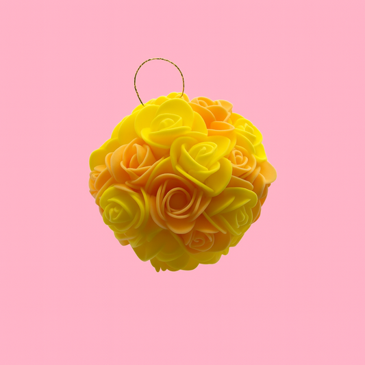 Boule orange et jaune