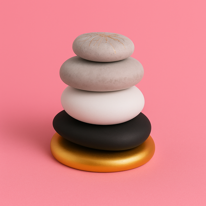 Silicone mold - 3 large stones