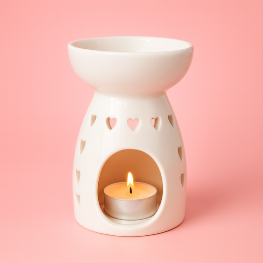 Brûleur Deep Dish Hearts - Blanc