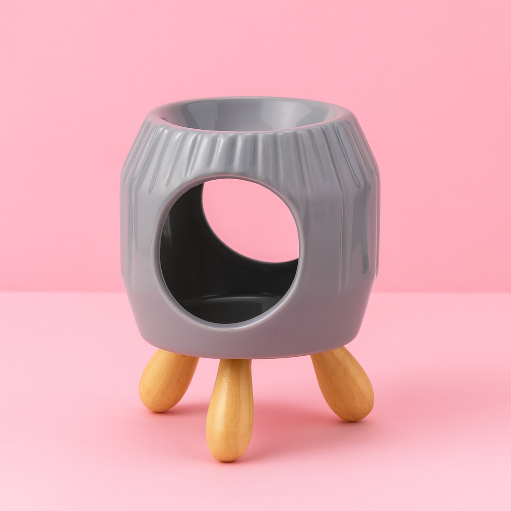 Brûleur à relief et à pied