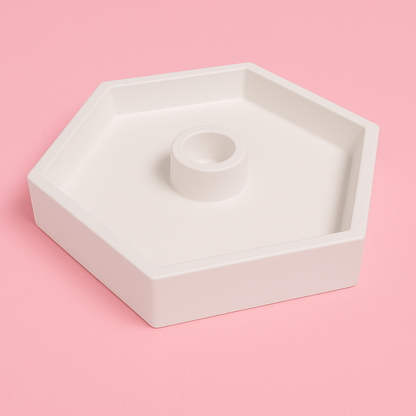 Hexagon Candle Silicone Mold