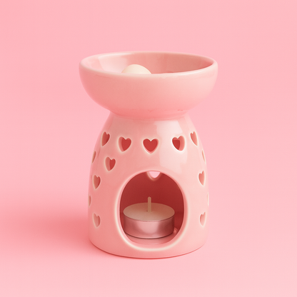 Deep Dish Hearts Burner - Rose
