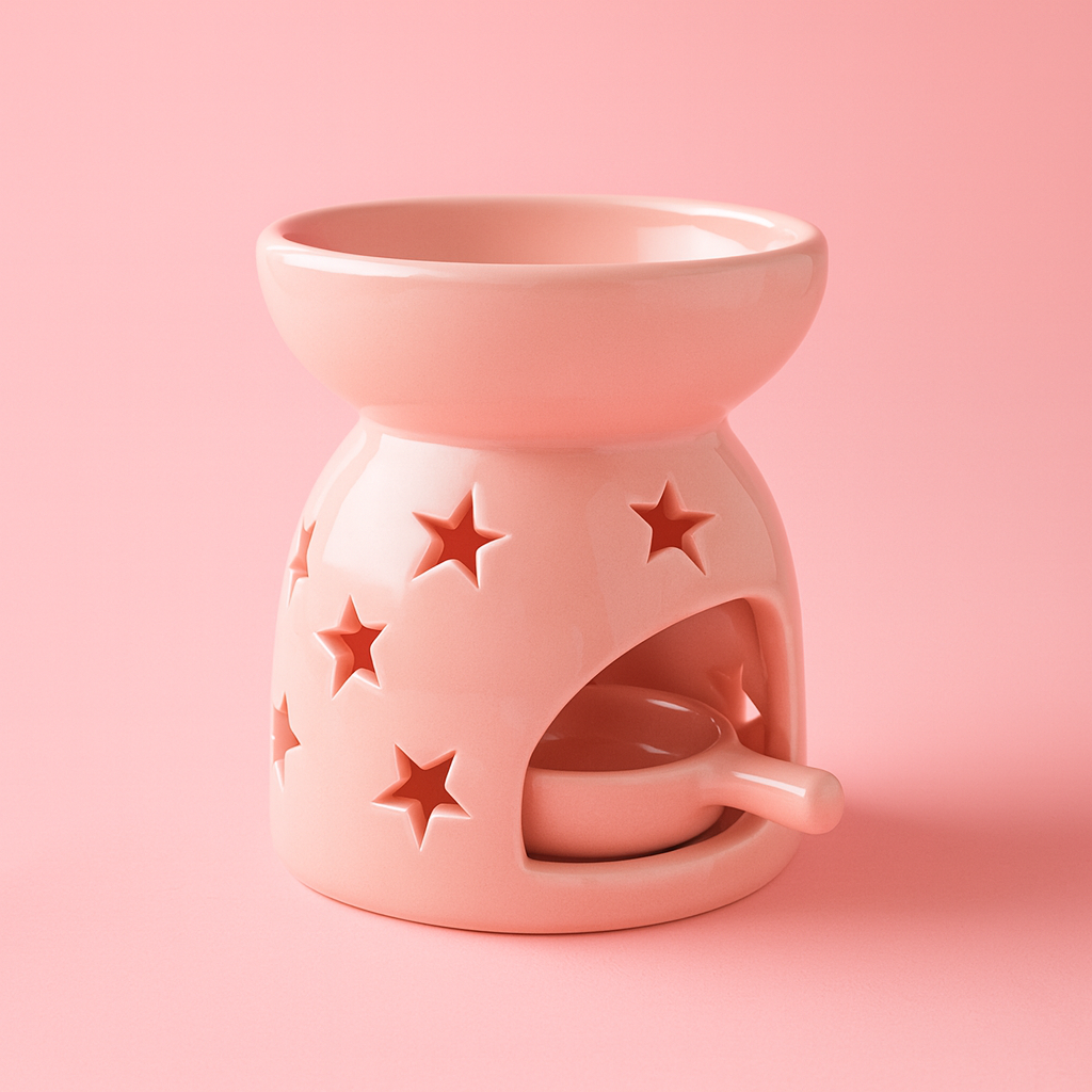 Star burner with candle warmer spoon - Rose