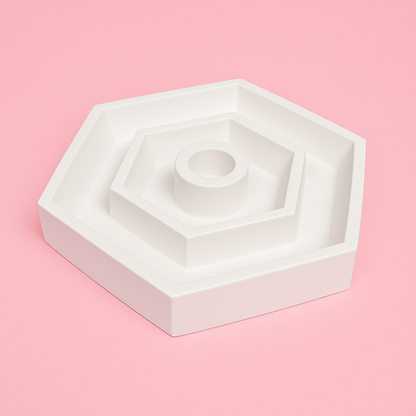 Hexagon Candle Silicone Mold