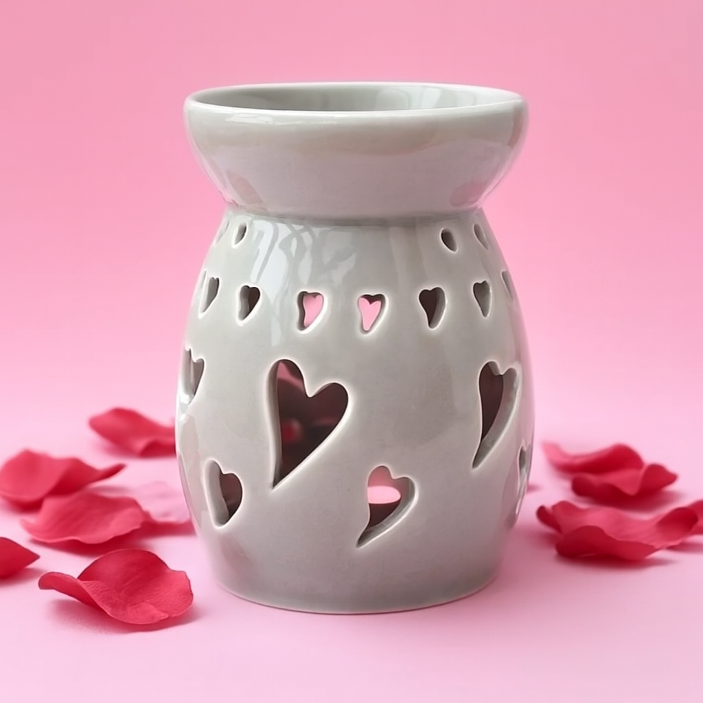 Brûleur Crafty Hearts - Gris