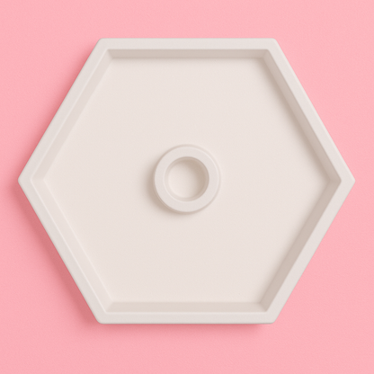 Hexagon Candle Silicone Mold
