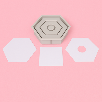 Hexagon Candle Silicone Mold