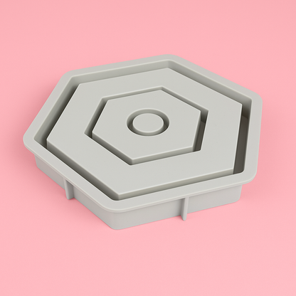 Hexagon Candle Silicone Mold