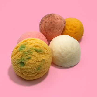 5 boules de glace (fondant)