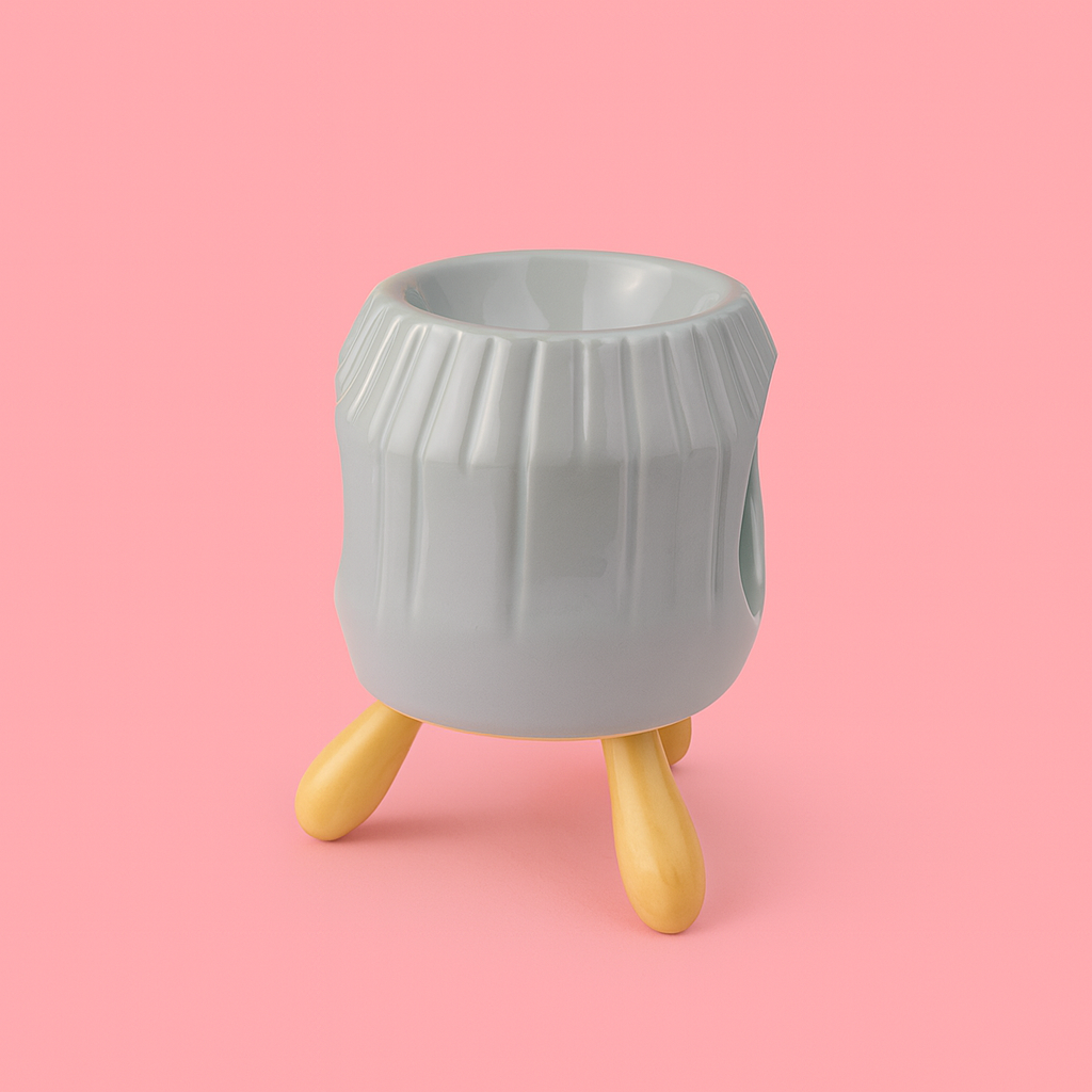 Brûleur à relief et à pied