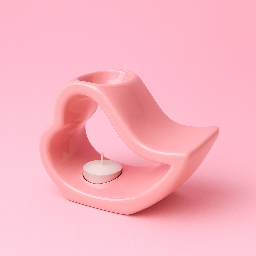 Brûleur Coeur - Rose