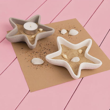 Kit moule silicone Étoile de mer + coquillages