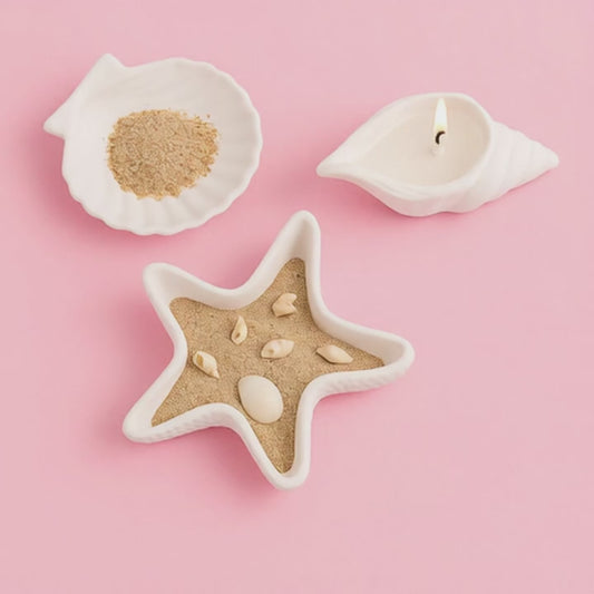 Starfish + Seashell Silicone Mold Kit